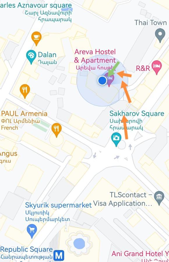 Arevahostel&Apartment Єреван Екстер'єр фото